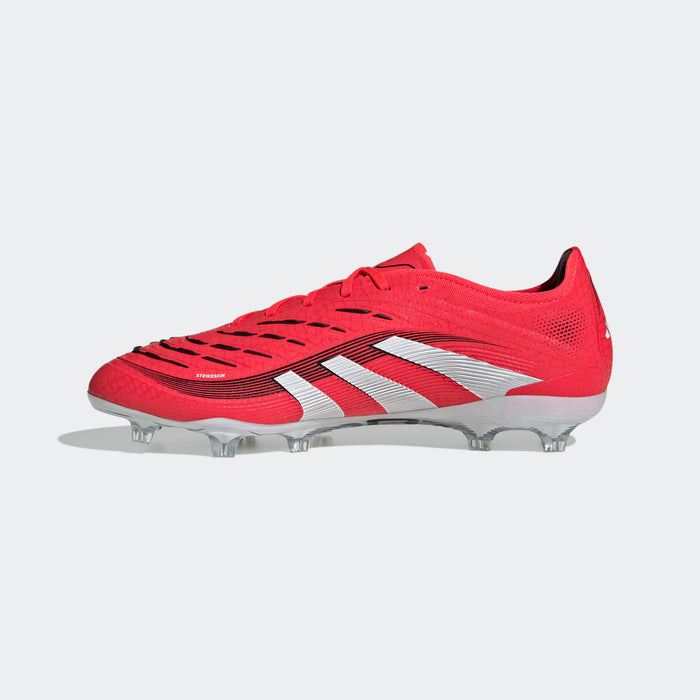 adidas Predator Pro Firm Ground Boots | Lucid Red-Cloud White | Men's