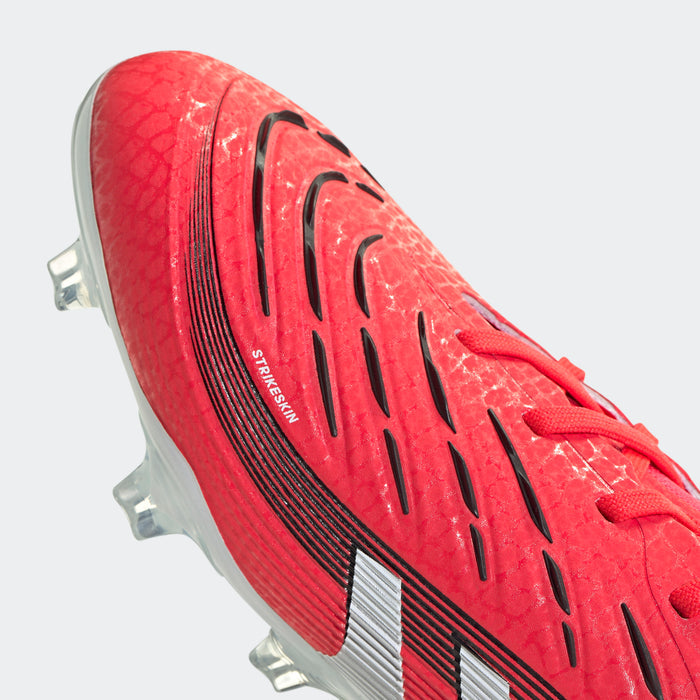 adidas Predator Pro Firm Ground Boots | Lucid Red-Cloud White | Men's