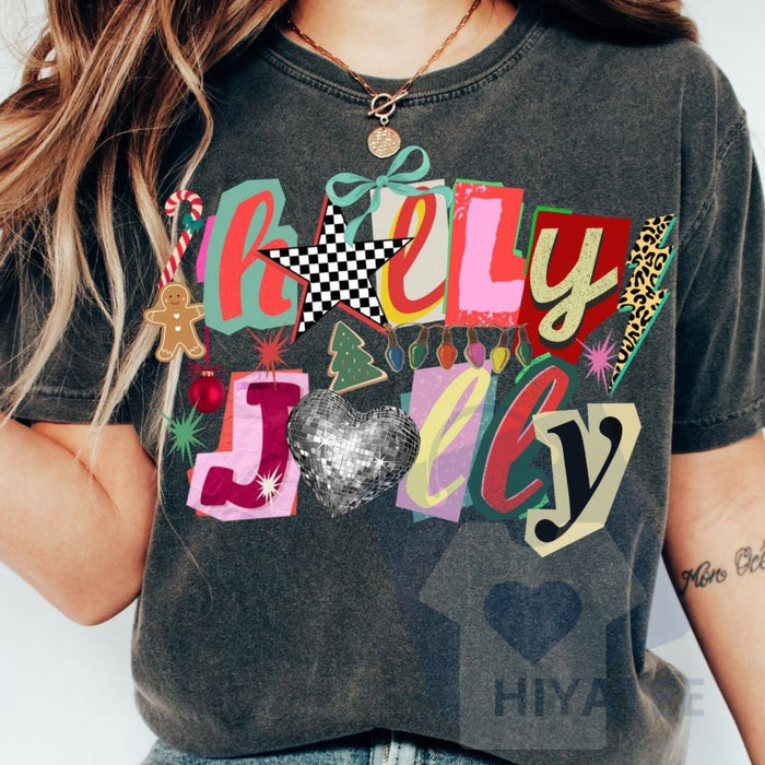 Preppy Girl Collage Y2K Comfort Colors Shirt – Retro Coquette Positivity Faith Tee