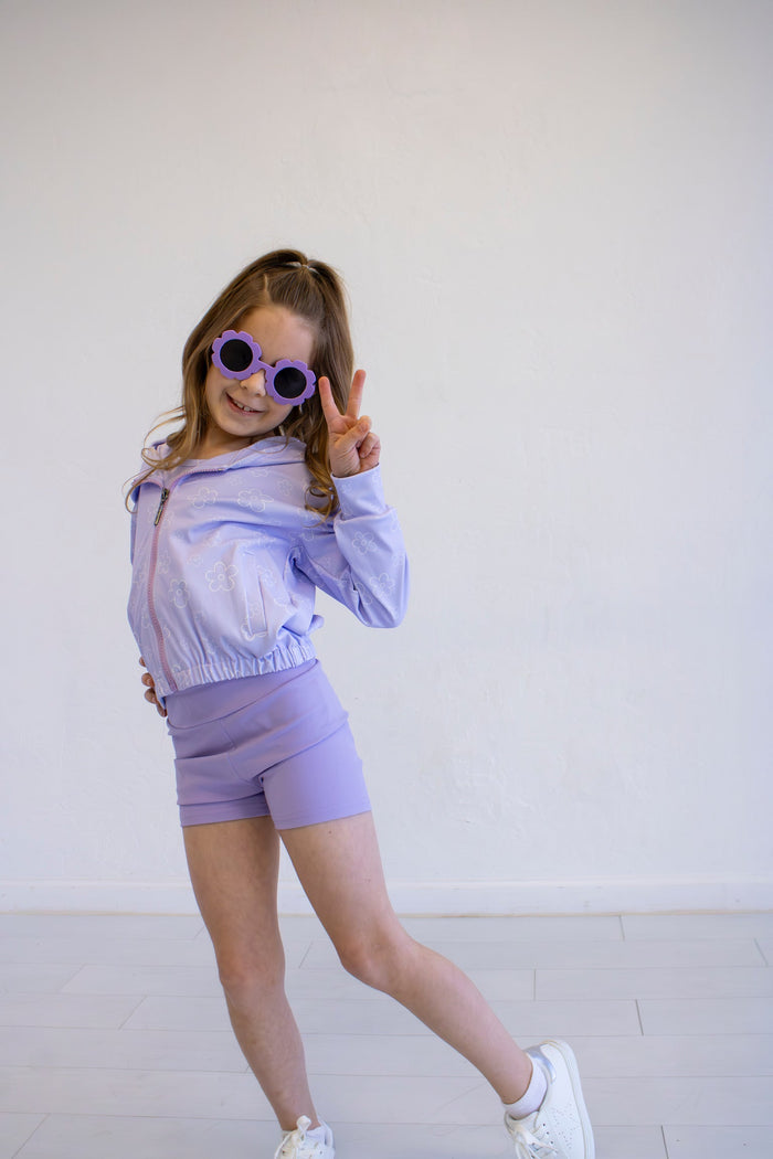 Pretty in motion- Violet Vibes 2-piece set