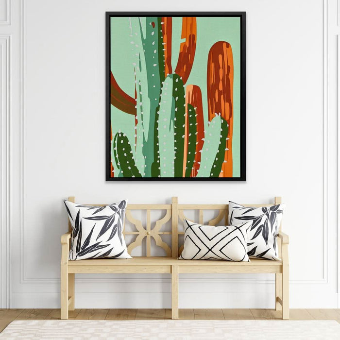 Prickly Patterns - Large Abstract Canvas Print