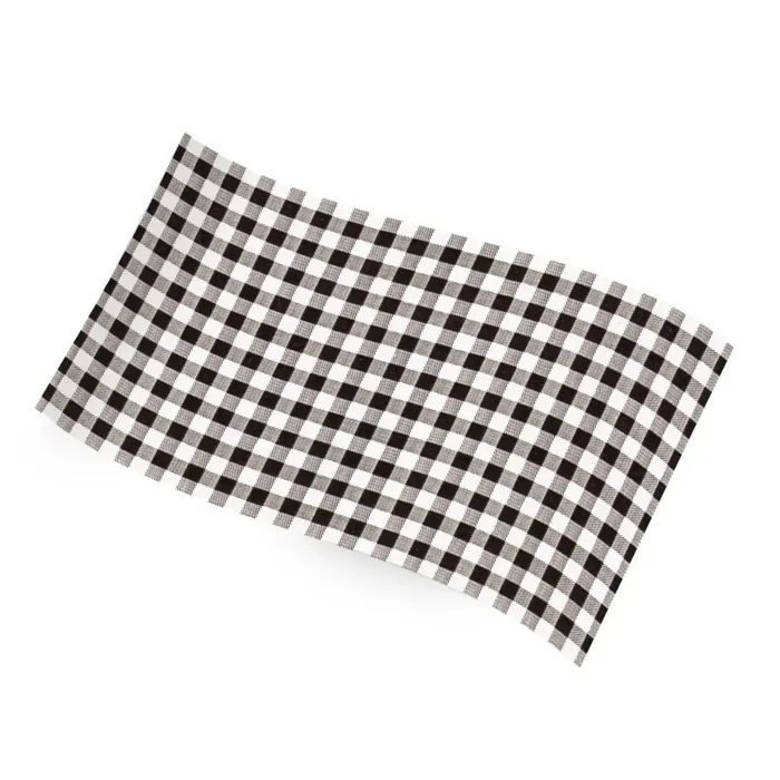 Printed Tissue Paper - Black Gingham - RC-305C