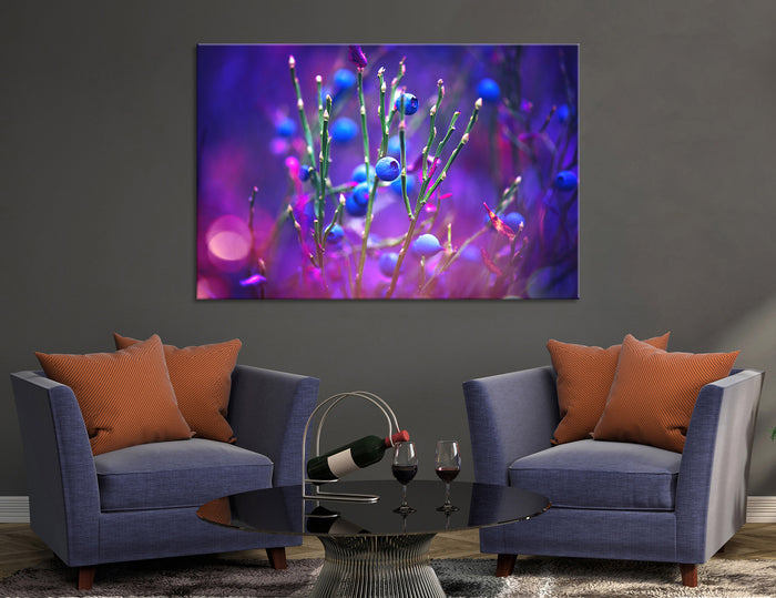 Purple Flowers Canvas Print #7505
