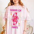 "Queen Of Farts" Funny Joke T-Shirt – Inappropriate Humor Prank Gift for Her