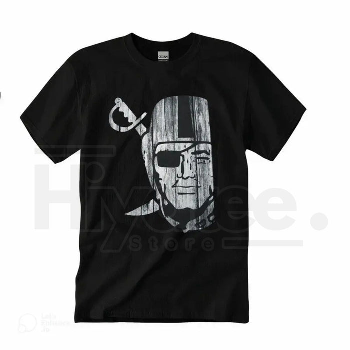 "Raider Nation" – Classic Silver and Black Football Fan Unisex Trend Tee