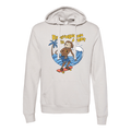 "Re-Evolution Is Afoot" LUNA Hoodie - Lightweight Hooded Pullover - front flat lay
