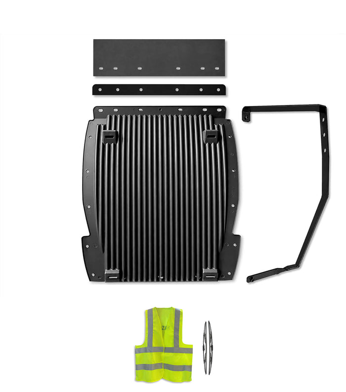 Rear Fender Liner Splash Guard with Mudflap and Brackets Set Driver 2018-2024 Volvo VNL