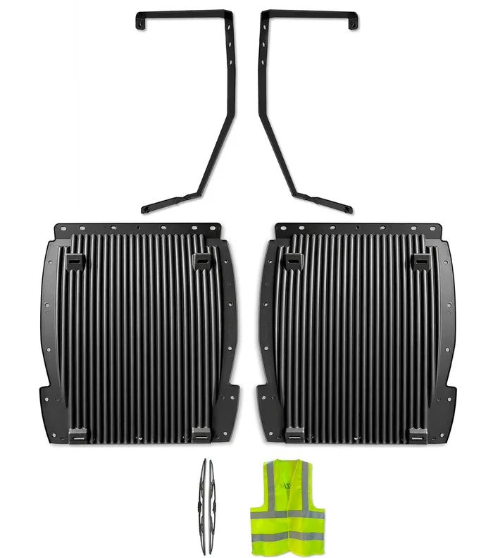 Rear Fenders Liner Splash Guard with Brackets Set 2018-2024 Volvo VNL