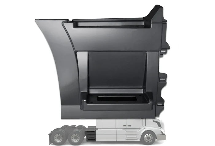 Rear Step Side Fairing Pane with steps Passenger 29" 2004-2017 Volvo VNL