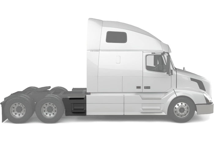 Rear Step Side Fairing Pane with steps Passenger 37" 2004-2017 Volvo VNL