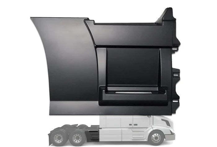Rear Step Side Fairing Pane with steps Passenger 37" 2004-2017 Volvo VNL