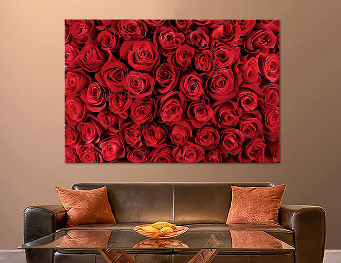 Red Roses Canvas Print #7508