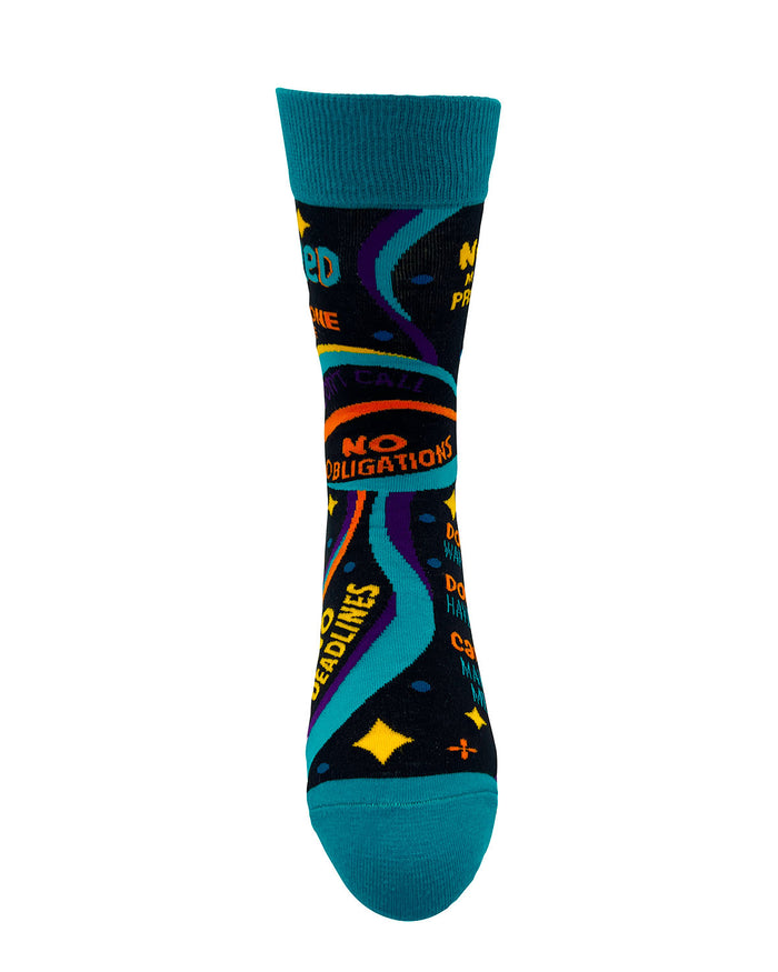 Retired Ask Someone Else Men's Novelty Crew Socks