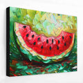 Ripe Watermelon - Food Canvas Wall Art
