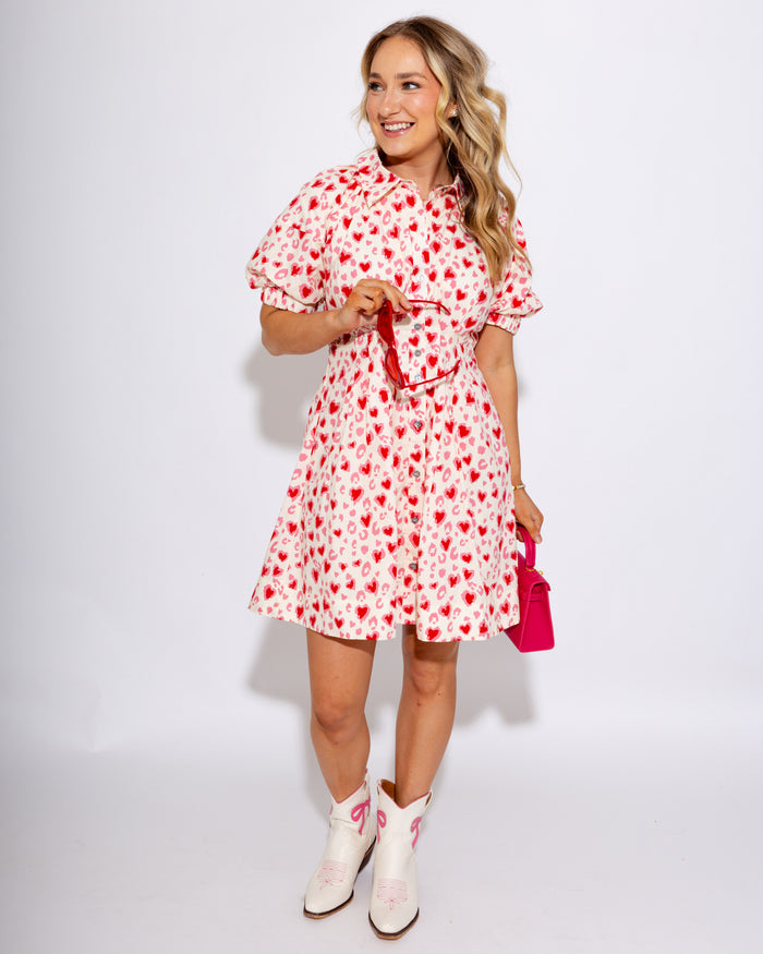Romantic Heart Mini Dress