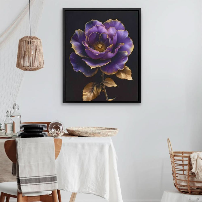 Royal Petals - Floral Art for Bedroom