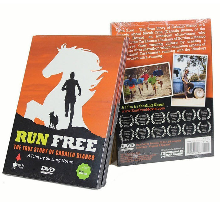 Run Free - The True Story of Caballo Blanco - DVD - case front and back