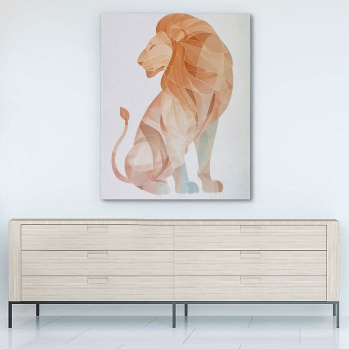 Sacred Awakening - Lion Art for Bedroom