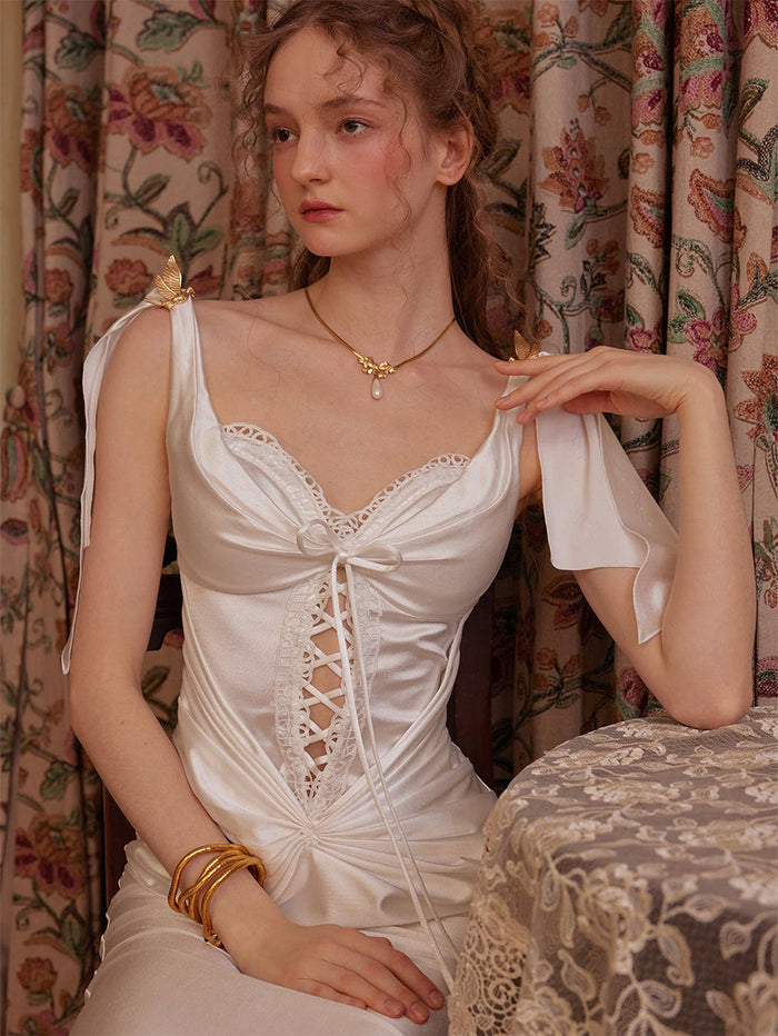 Saint Angel Retro Pearlescent Corset Dress | ZAKAPOP