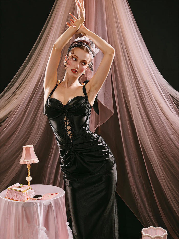 Saint Angel Retro Pearlescent Corset Dress | ZAKAPOP