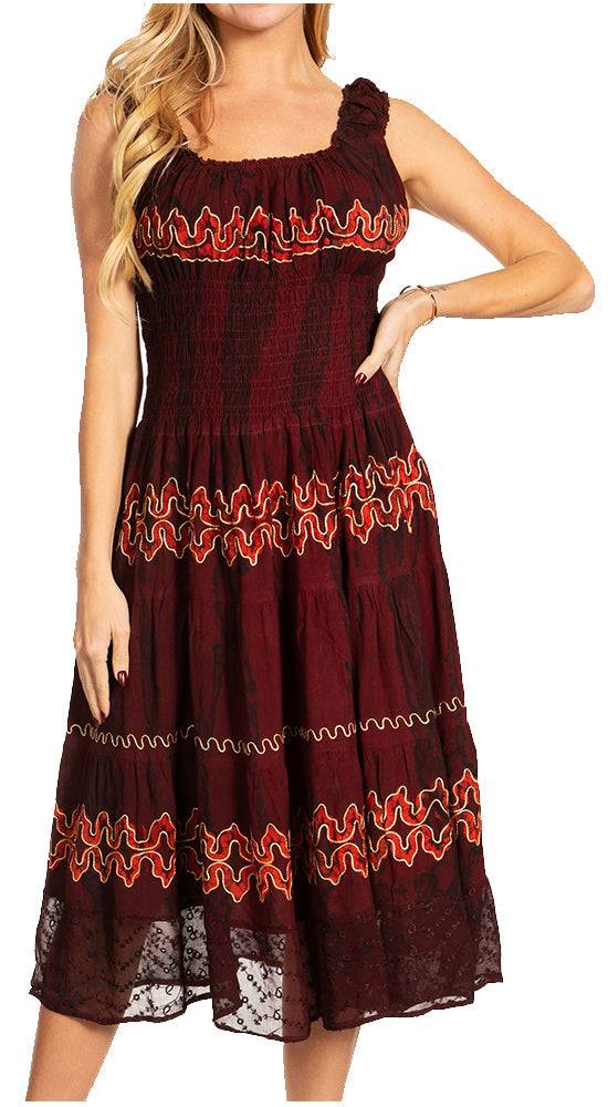 One Size / 46-Burgundy
