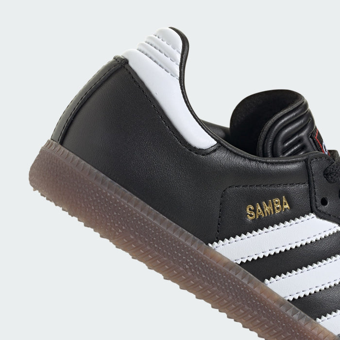 adidas SAMBA Indoor Soccer Shoes | Core Black-Cloud White | Kid's Unisex