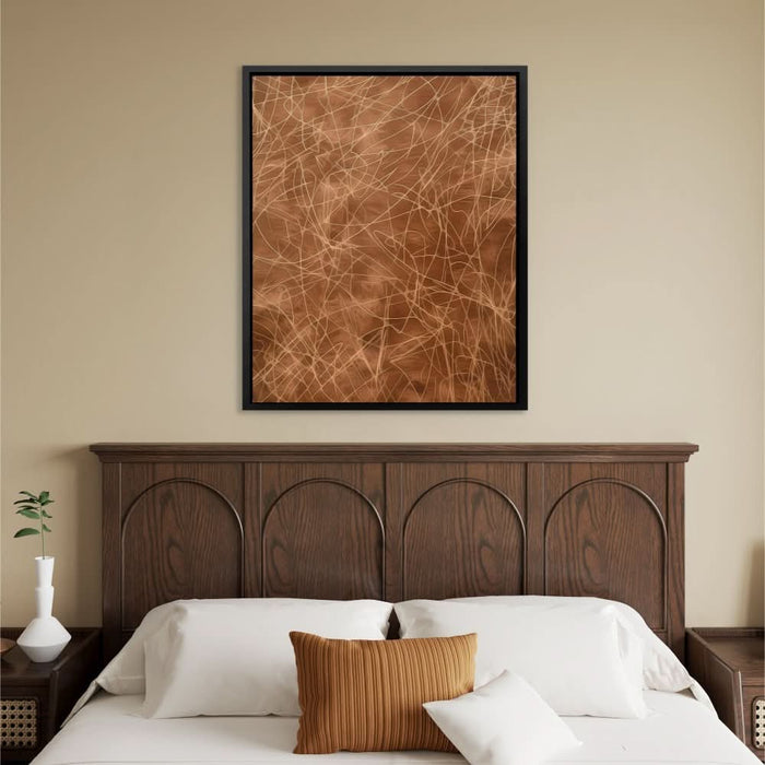 Scribbled Lines - Framed Wall Art
