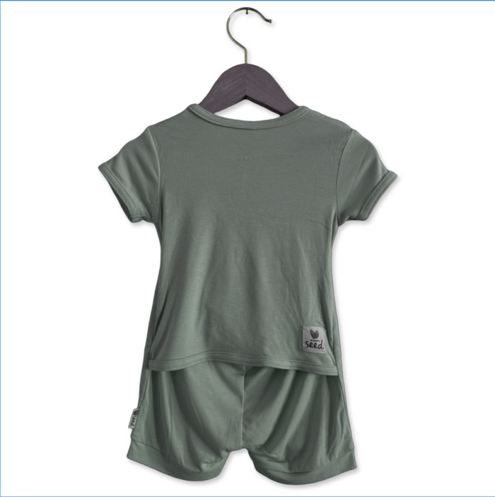 Seagrass Shorty Romper Luxe Edition | Cotton Bamboo Blend