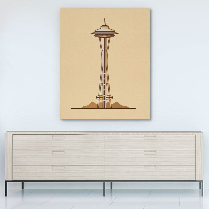 Seattle Space Needle - Architecture Art