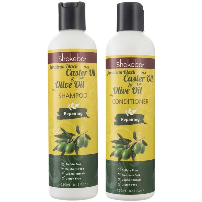 Shakebar Castor Oil & Argan Oil shampoo + conditioner - Hairgivers