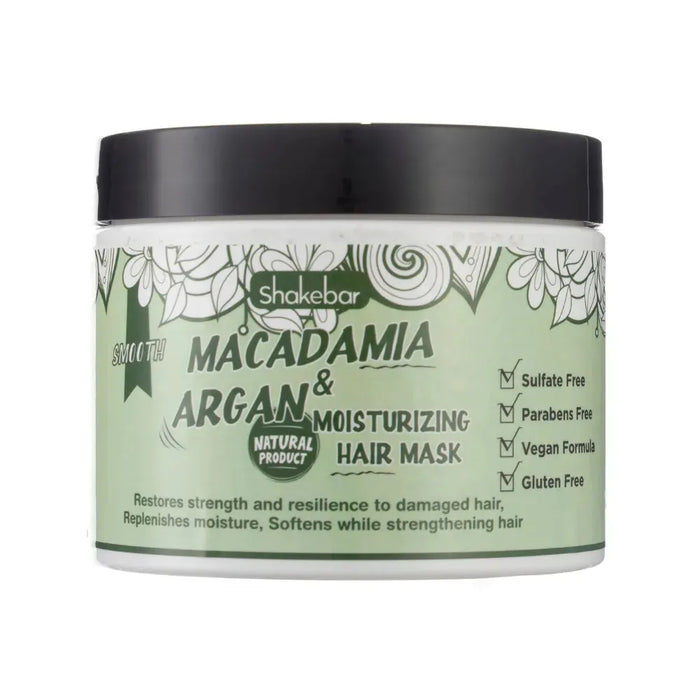 Shakebar Macadamia & Argan Oil moisturizing hair mask - Hairgivers