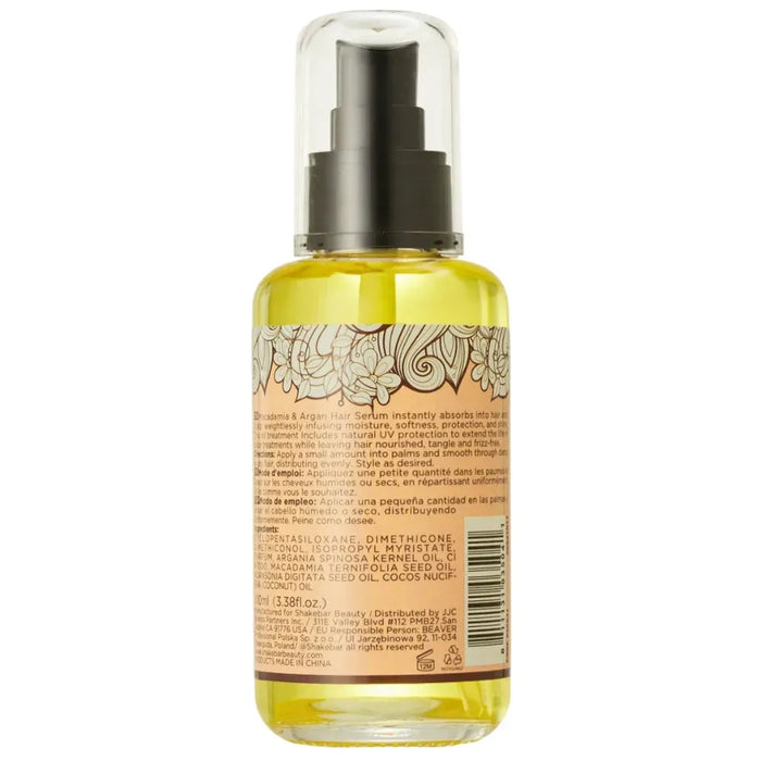 Shakebar Macadamia & Argan Oil moisturizing hair serum - Hairgivers