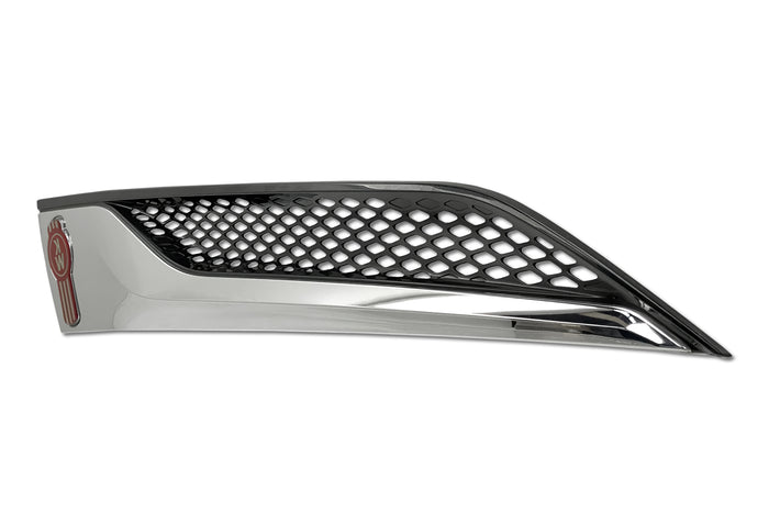 Side Hood Grille Vent Trim Chrome Passenger 2022+ Kenworth T680 Next Gen