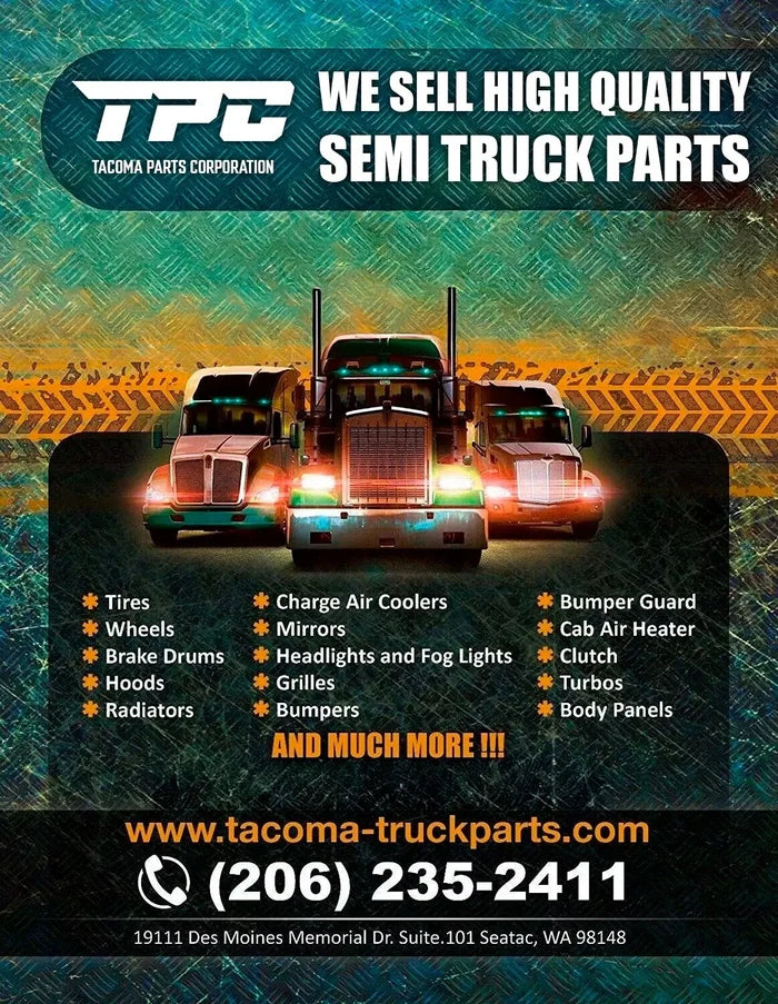 Side Turn Marker Light Assembly Passenger 2018+ Volvo VNL