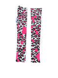 Skye Hide UV Lycra Arm Warmers (Pink Hearts Leopard)