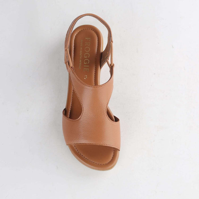 Froggie Shoes Sandals Slingback T-Bar Flat Sandal