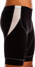 SLS3 Men's Tri Race Compression Short, Raven Black, X-Small/26-28-Inch
