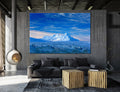 Snow Mountains Canvas Print #7025