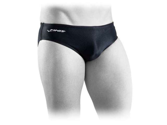 Solid Male Swim Brief (Black) 38