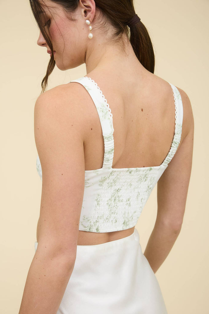 Sophia's Floral Crop Top