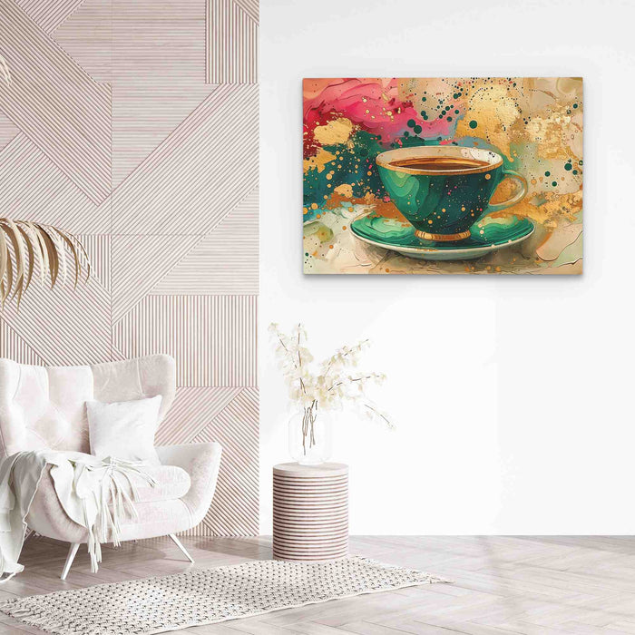 Splash of Tea - Tea Canvas Print