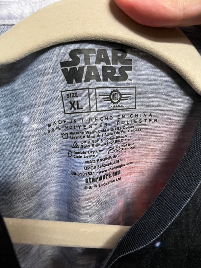 Star Wars Movies All Over Print T-shirt -XL