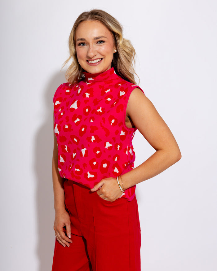 Statement Leopard Knit Top