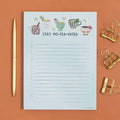 Stay Motivated Teacups 6x8 Notepad - 544831