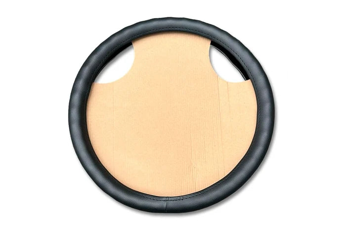 Steering Wheel Cover 18 in Black Universal Fit