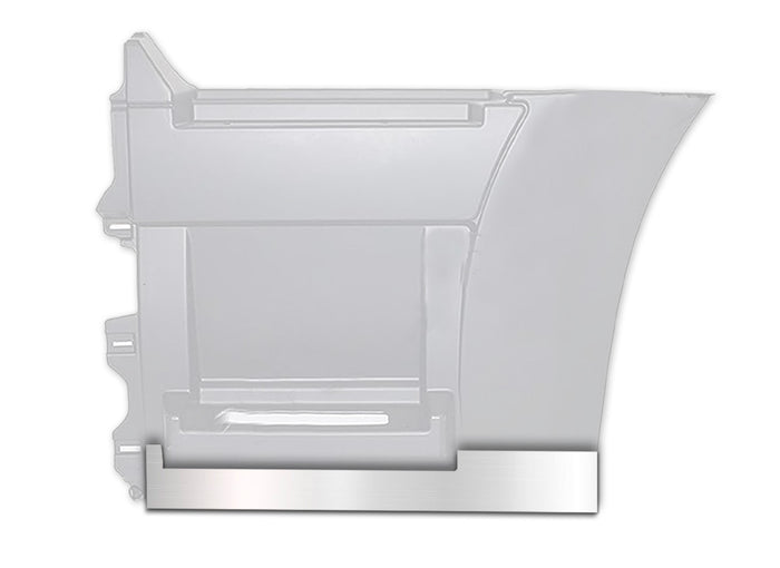 Stripe Chrome Trim for Rear Step Fairing Panel 33" (85 cm) Driver Side (12L) 2004-2017 Volvo VNL