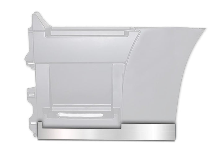 Stripe Chrome Trim for Rear Step Fairing Panel 37" (95 cm) Driver Side (14L) 2004-2017 Volvo VNL