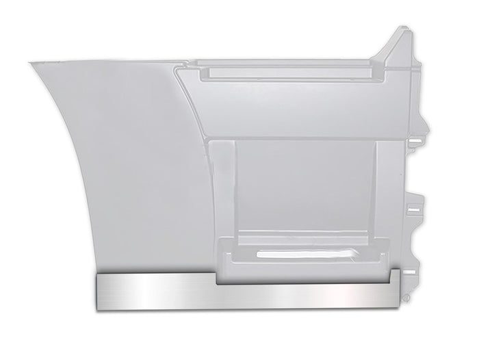 Stripe Chrome Trim for Rear Step Fairing Panel 37" (95 cm) Passenger Side (14R) 2004-2017 Volvo VNL