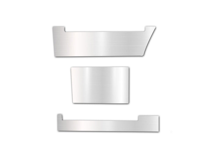 Stripes Chrome Trim Set for Rear Step Fairing Panel 29" (75 cm) Driver Side (12L, 13L, 14L)  2004-2017 Volvo VNL