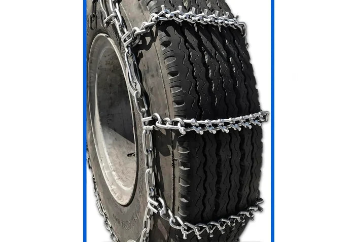 Studded Tire Chains 7mm Link R22.5, 295/75R22.5 2 Pcs